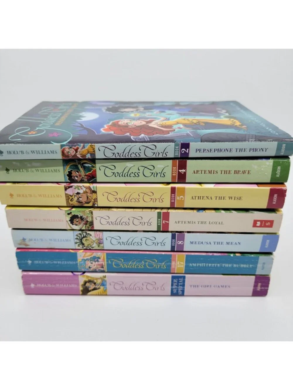 GODDESS GIRLS Lot of 6 Chapter Books by Joan Holub & Suzanne Williams